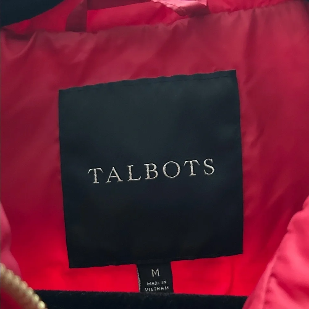 Talbots Quilted Vest in Vibrant Red - Picture 2 of 7